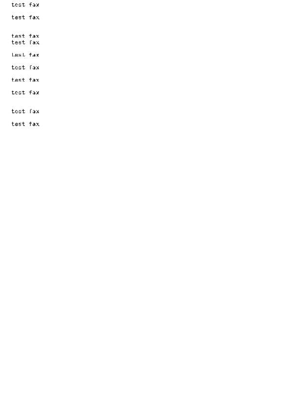 Fax page