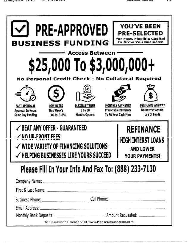 fax page