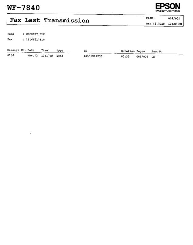 fax page