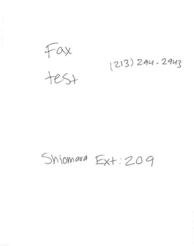 fax page