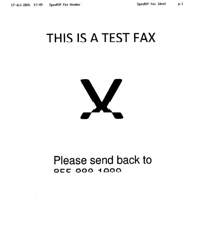 fax page