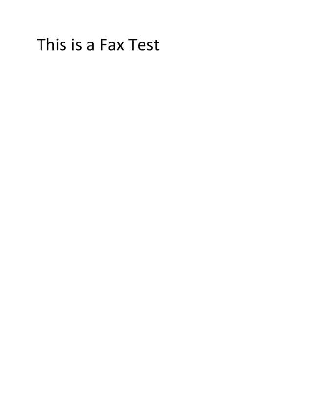 fax page