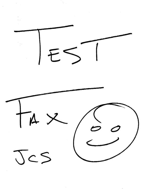 Fax page