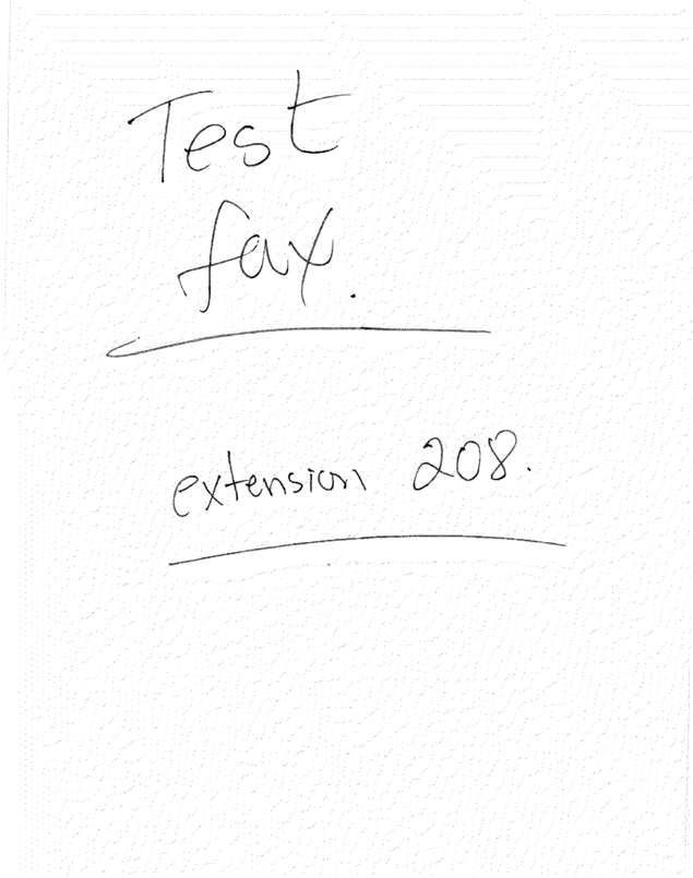 fax page
