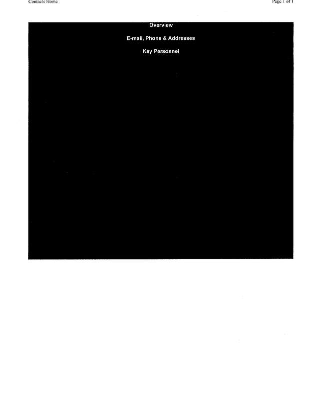 Fax page