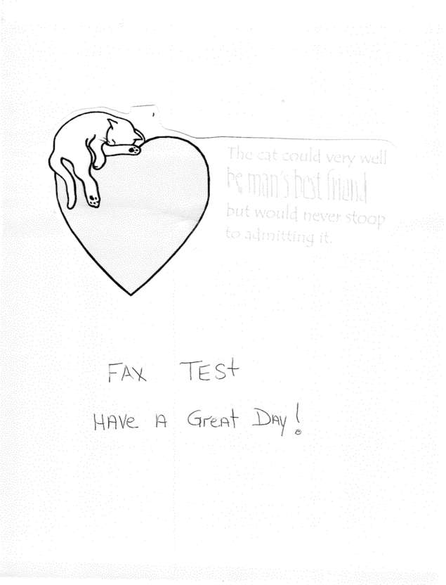 Fax page