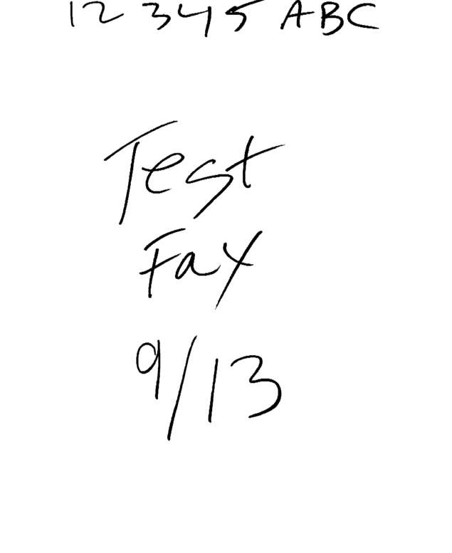 Fax page