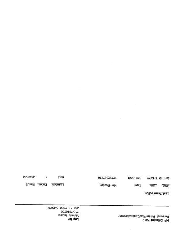 Fax page