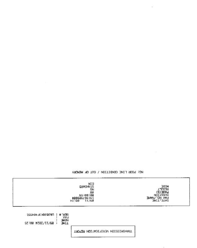 Fax page