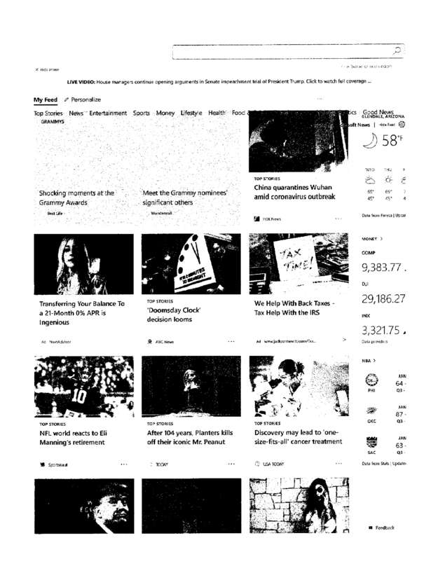 Fax page