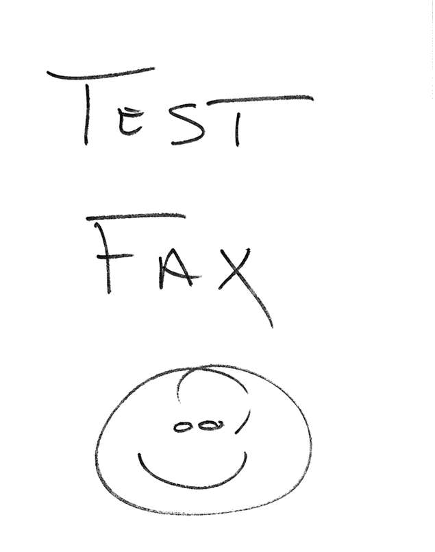 Fax page