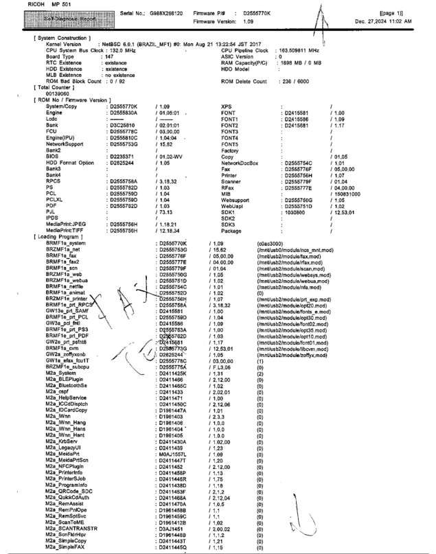 Fax page