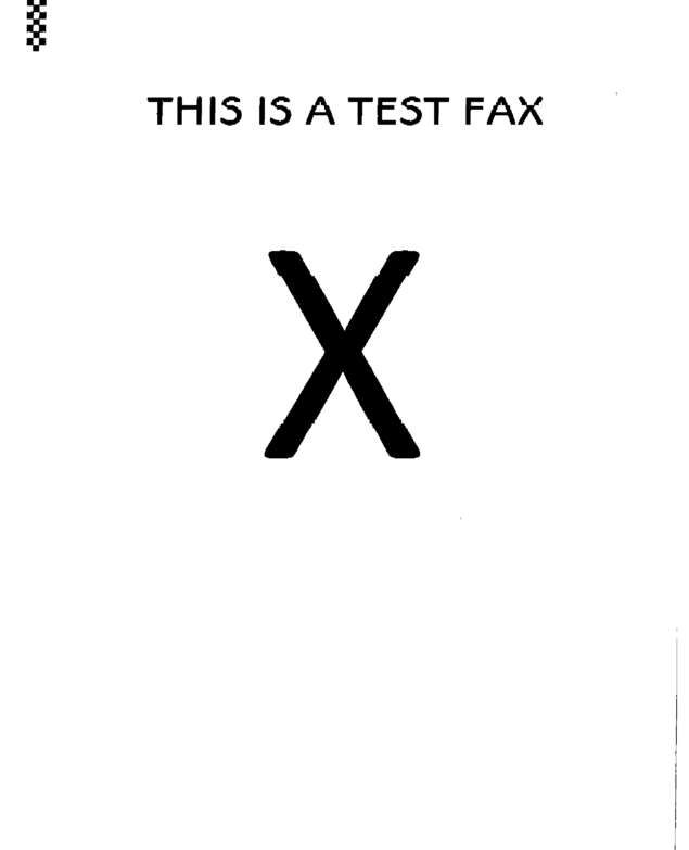 Fax page