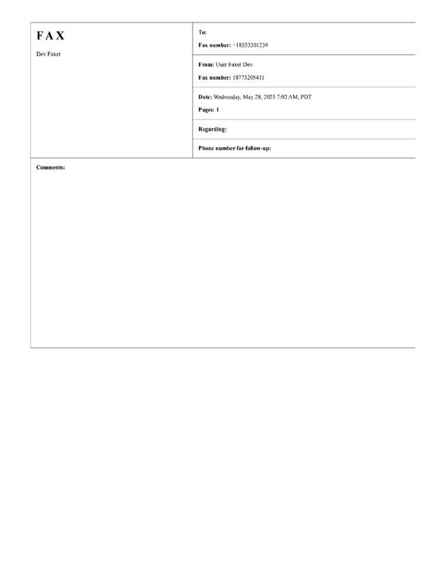 fax page