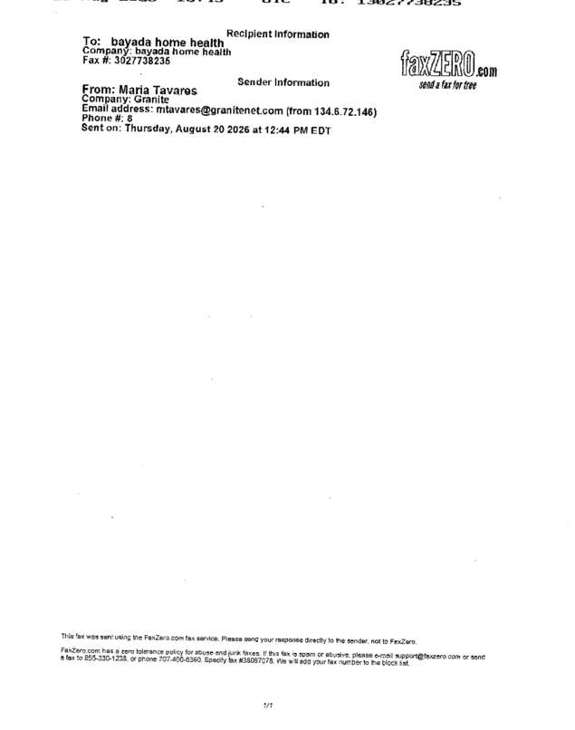fax page