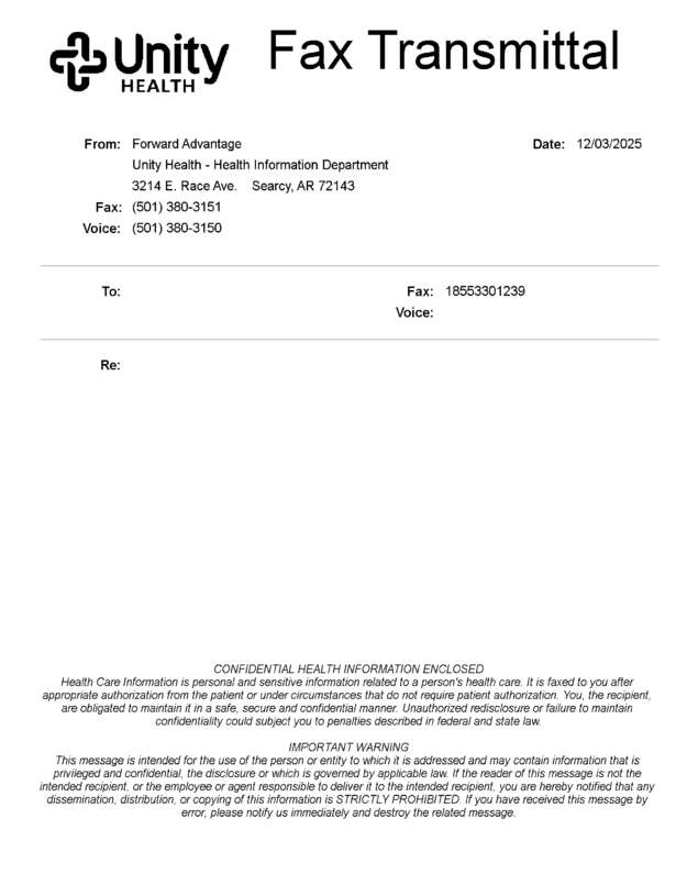 Fax page