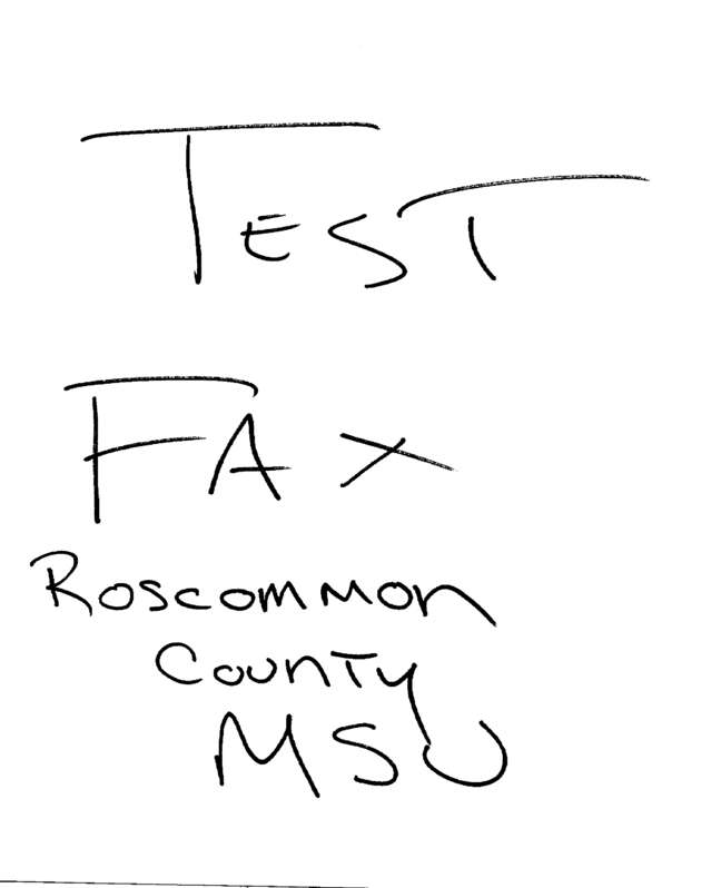 fax page