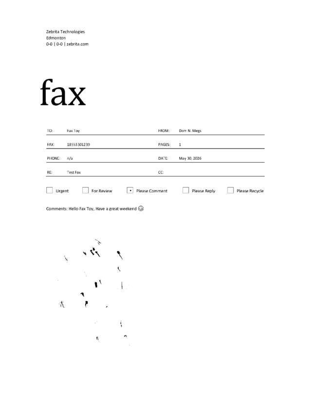 fax page