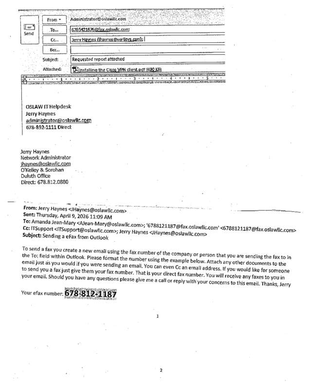 fax page