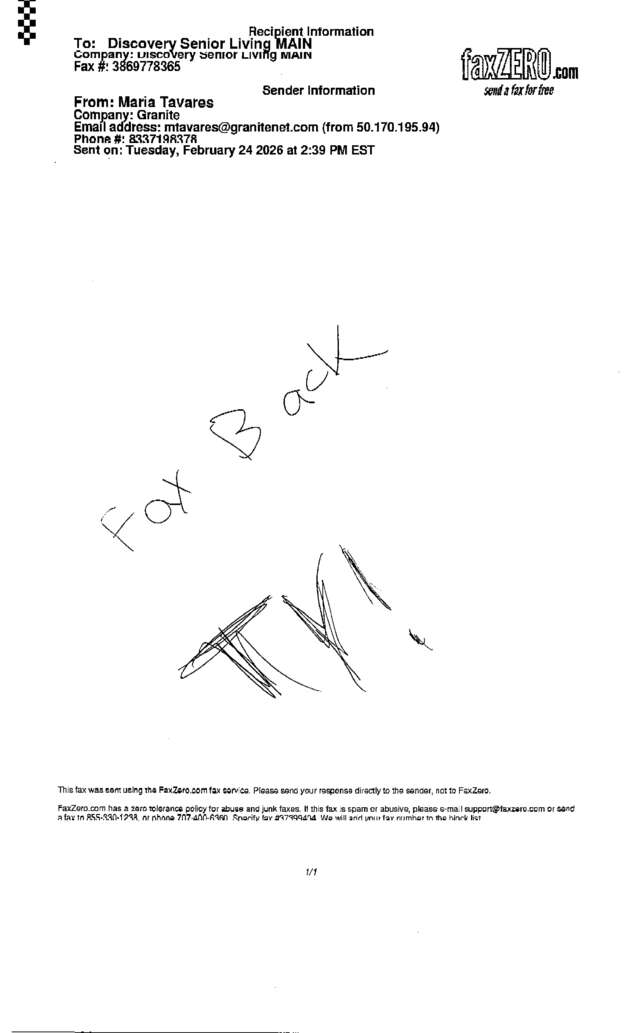 fax page