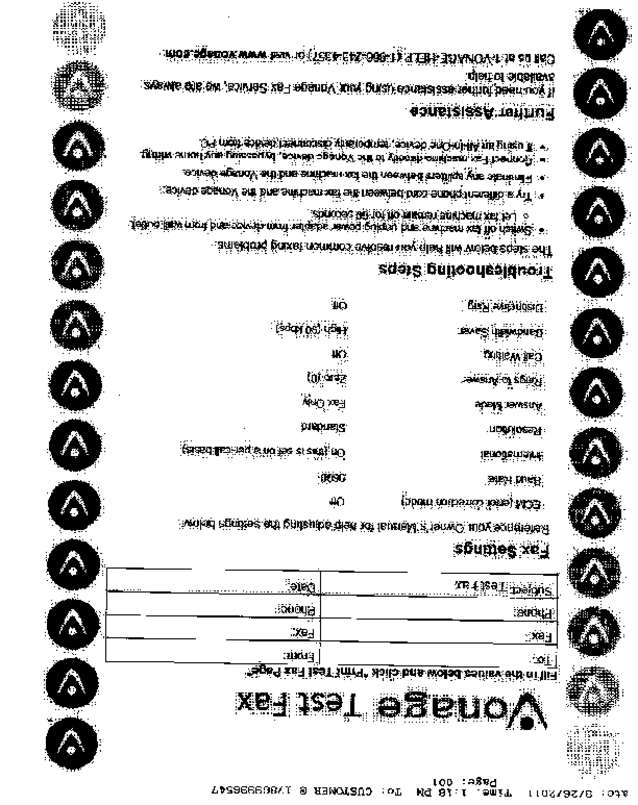 Fax page