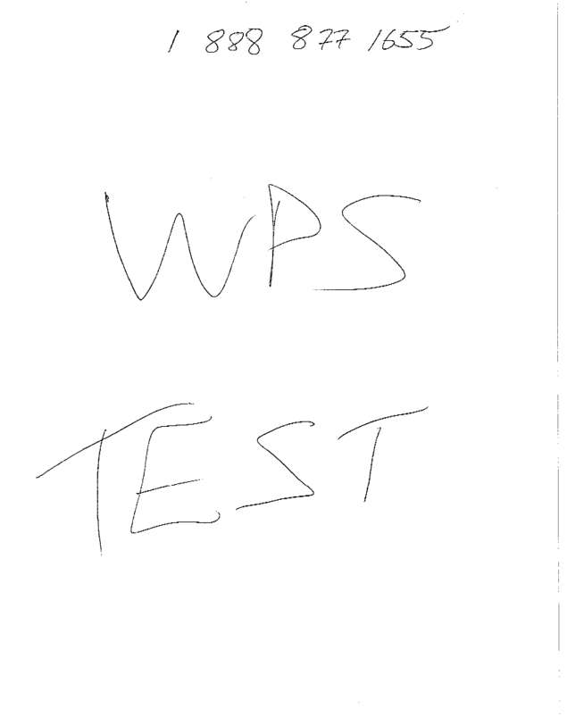 Fax page