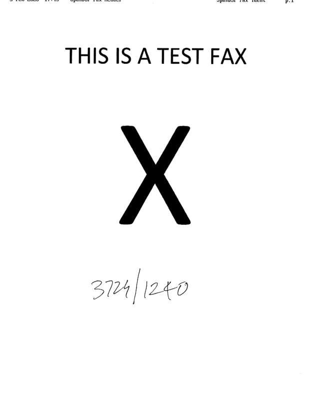 fax page