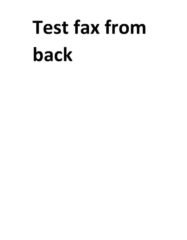 fax page