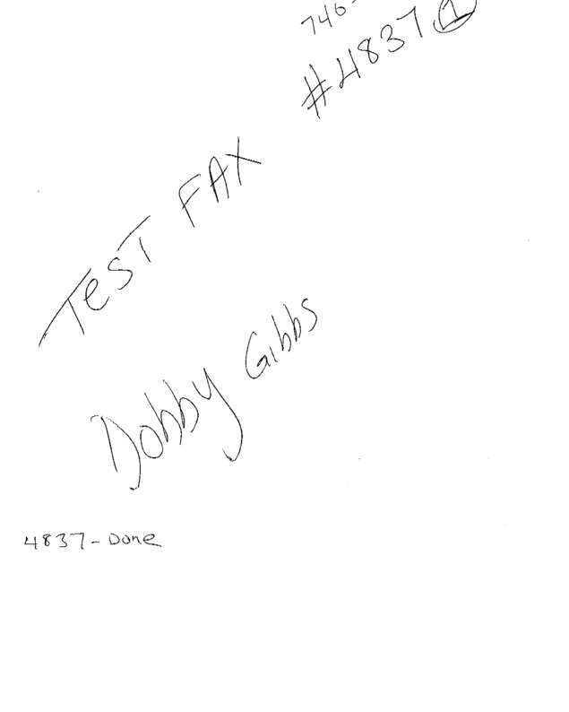 fax page