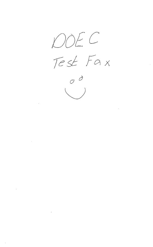 Fax page
