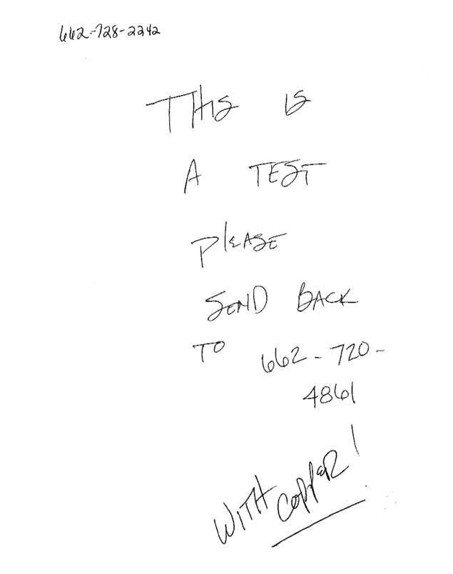 fax page