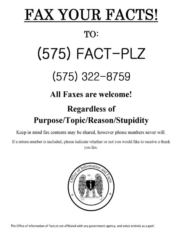 Fax page
