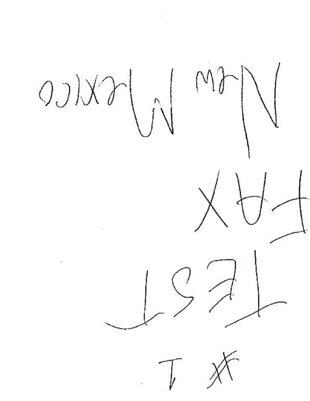 Fax page