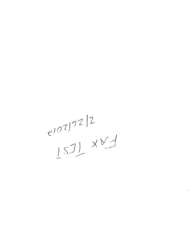 Fax page