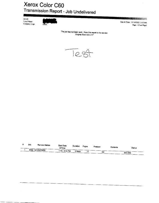 fax page