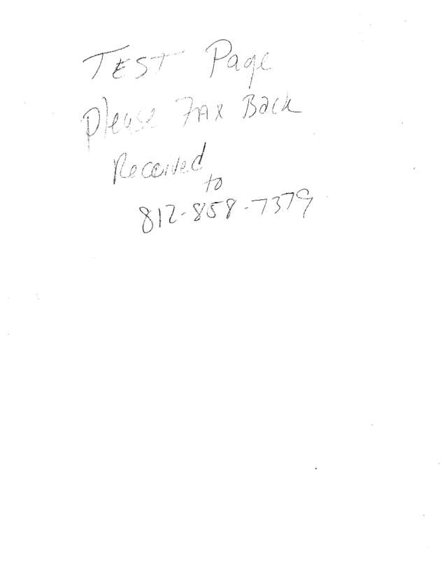 fax page