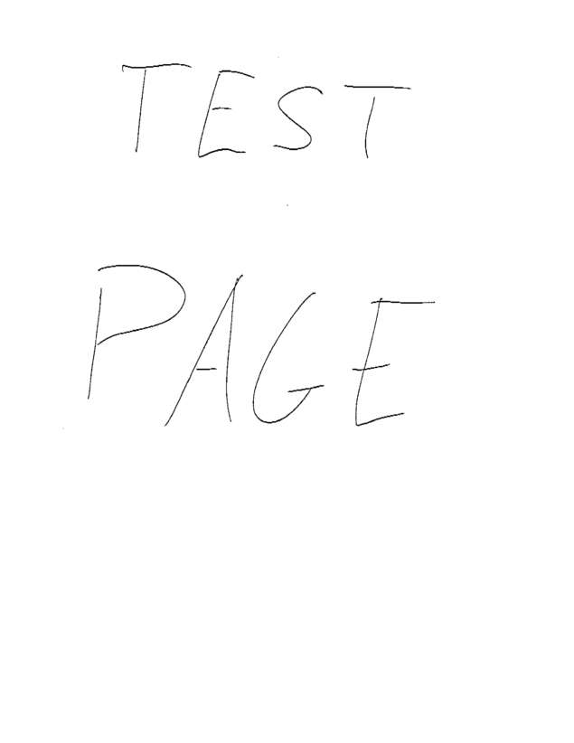Fax page