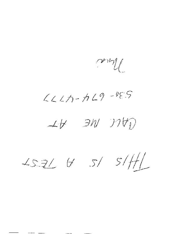 Fax page