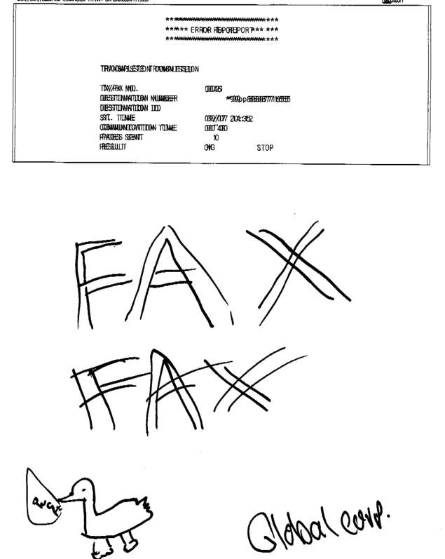fax page