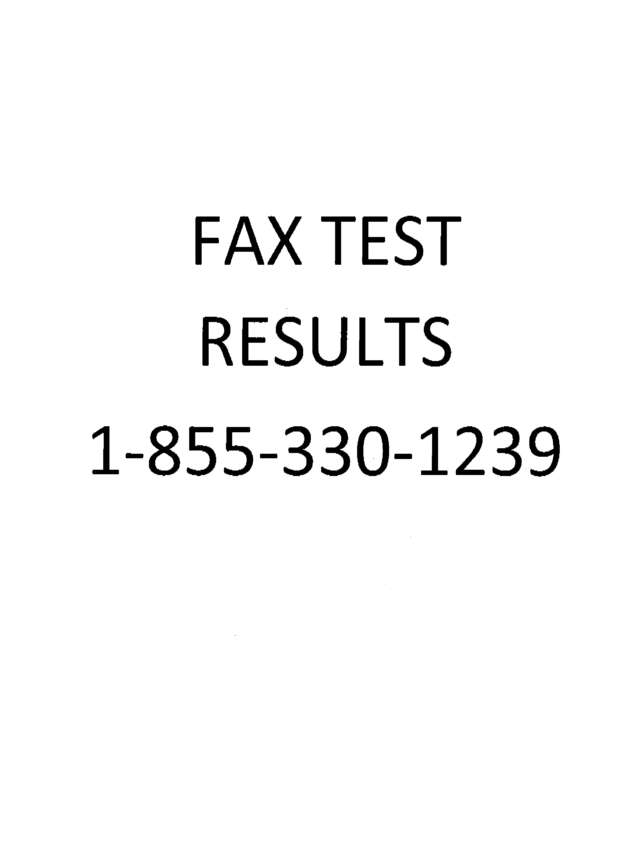 fax page