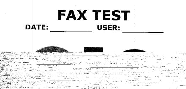 Fax page