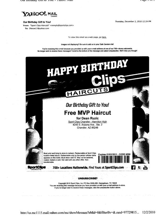 Fax page