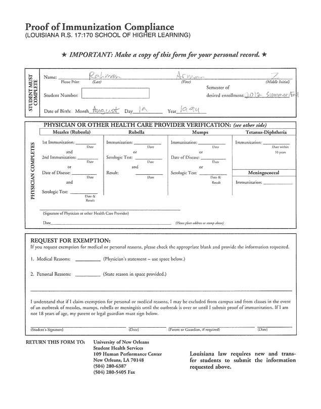Fax page