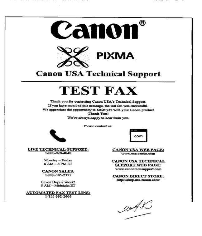 fax page