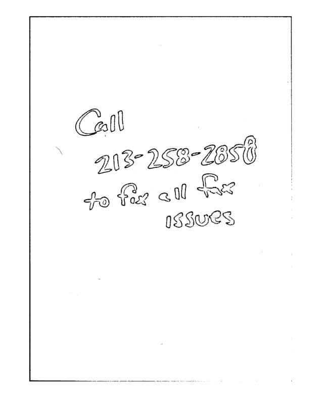 fax page