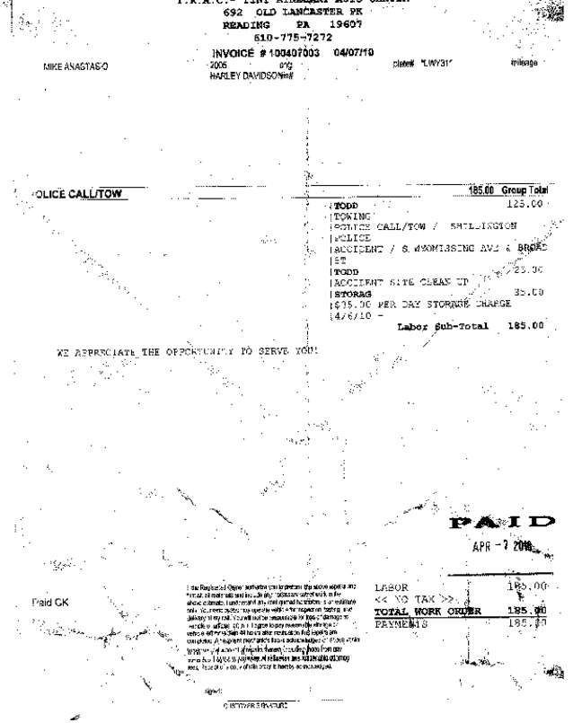 Fax page