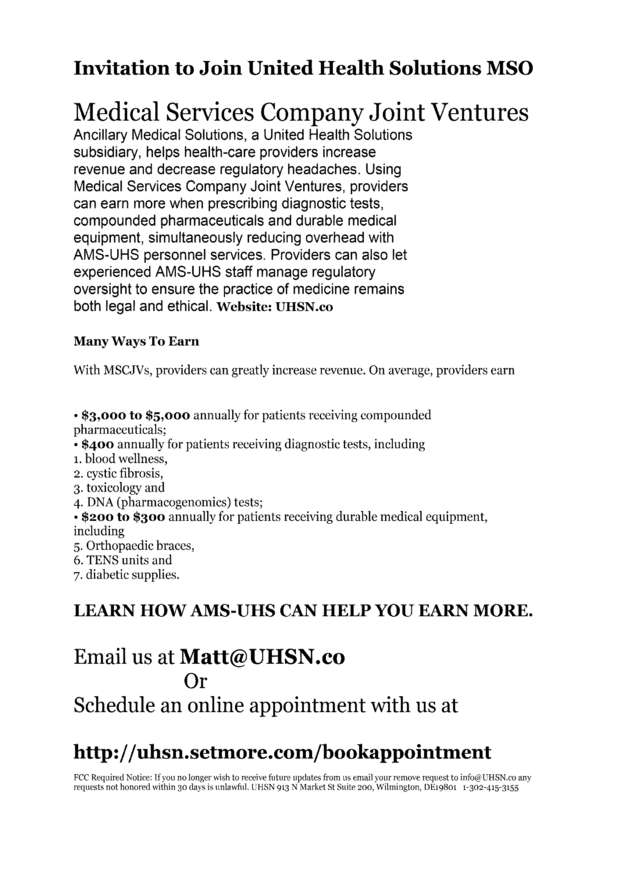 Fax page