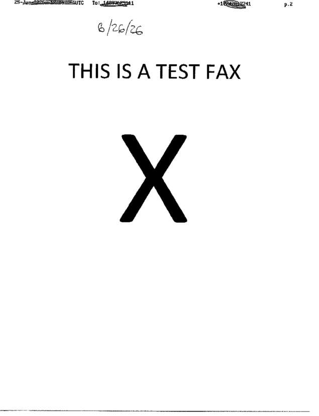 fax page