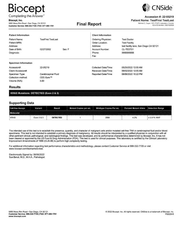 Fax page