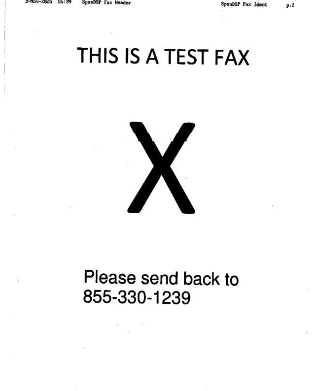 fax page